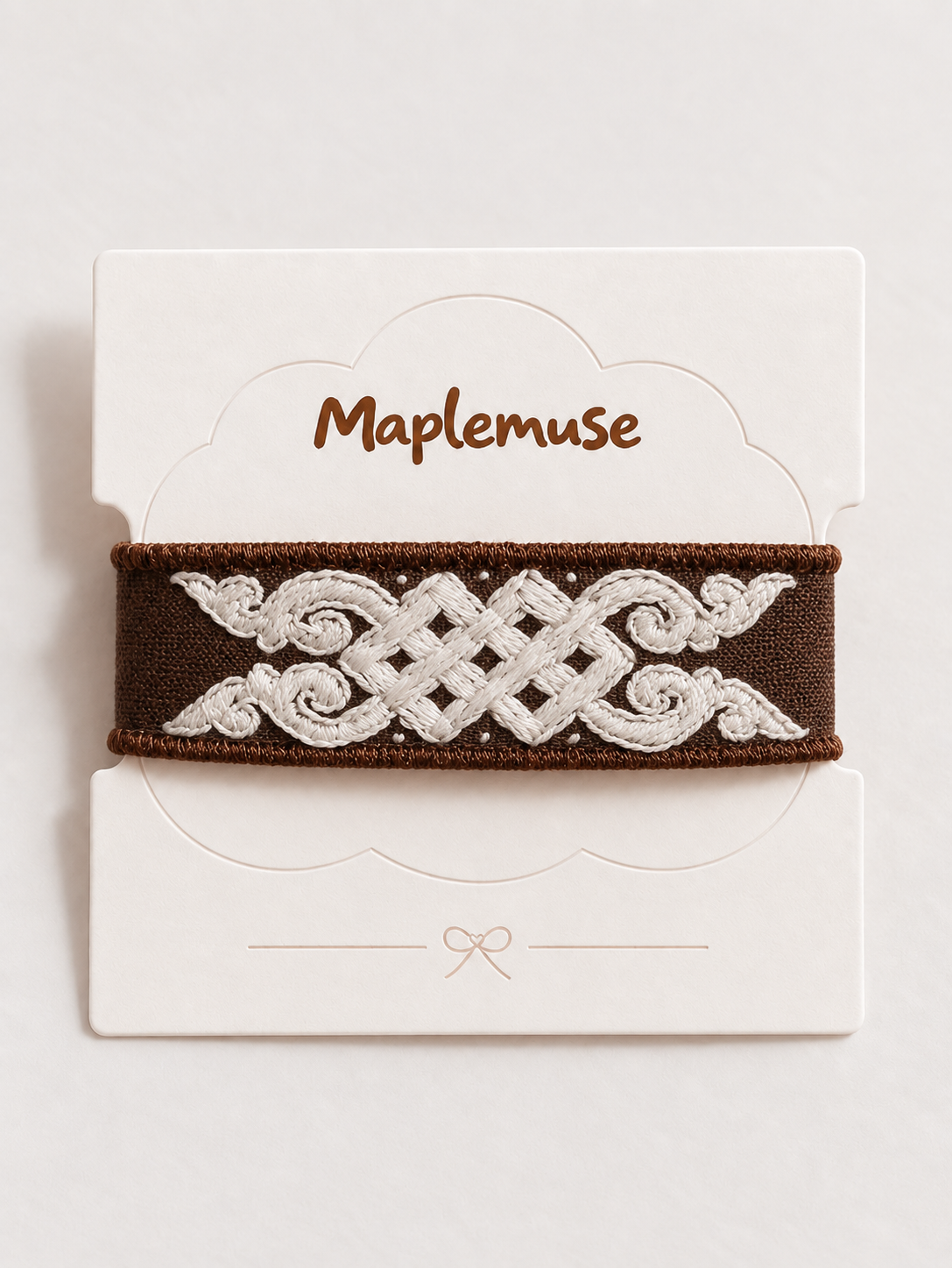 Vintage Garden Embroidered Headband